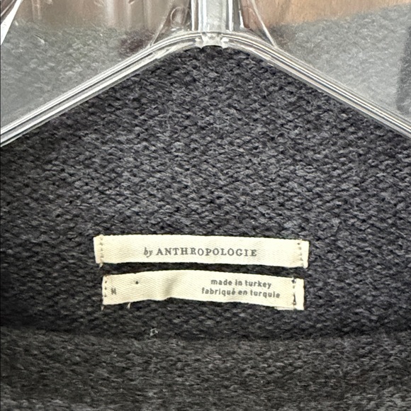 Anthropologie Charcoal Cowl Neck Sweater - Picture 2 of 4